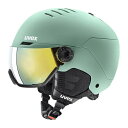 【2,000円OFFクーポン発行中】 ウベックス UVEX メンズ レディース バイザーヘルメット wanted visor 5662621105UVEX オキサイドグリーンマット 54-58cm 【24-25モデル】