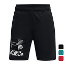 アンダーアーマー UNDER ARMOR ジュニア キッズ トレーニング ウェア ボトムス ハーフパンツ UA TECH LOGO SHORTS 1383333 【2024SS】