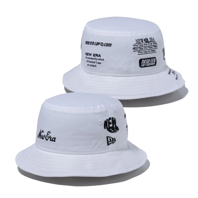 ニューエラ NEW ERA メンズ レディース ゴルフ アクセサリー 帽子 バケット ハット GF BUCKET01 ARCHIVE LOGO WHI 14109177 【2024SS】