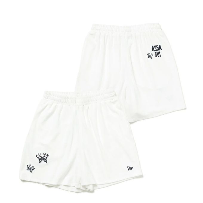 【2,000円OFFクーポン発行中】 ニューエラ NEW ERA レディース ウェア ボトムス ショートパンツ WS PILE SPT ANNA SUI WHI...