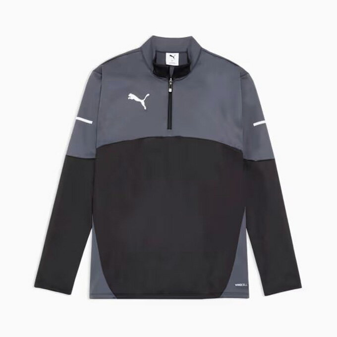 【2,000円OFFクーポン発行中】プーマ PUMA メンズ サッカー フットサル ウェア トップス 長袖 ハーフジップ ジャージ ジャケット INDIVIDUAL WINTERIZED 防風 トップ 660379 【2025FW】
