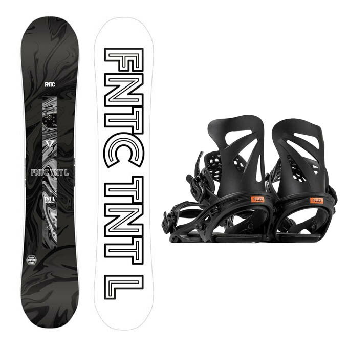 【2,000円OFFクーポン発行中】 エフエヌティーシー FNTC TNTL ブラック BLACK メンズ レディース グラトリ スノーボード 板 2025年モデル フラックス スノーボード バインディング メンズ TW BLK 23-24モデル【スノーボード2点セット】