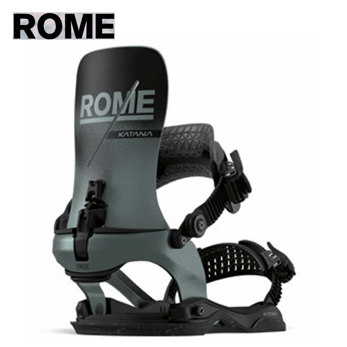 【2,000円OFFクーポン発行中】ロームROME スノーボードバインディング KATANA AW FASE（カラー）SLATE 【2025-2026 モデル】