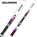 【予約販売】SALOMON サロモン スキー板 【2025-2026】 ADDIKT PRO 66 アディクトプロ 66 + MI 12 GW 【金具付き スキ...