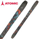 【予約販売中】ATOMIC アトミック スキー板 フリーライド 【2025-2026】 BENT 100 + サロモンSTRIVE 12 GW ビンディングセット 【金具付き スキーセット】
