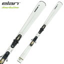 【予約販売中】【WAX加工】 ELAN エラン スキー板 レディーススキー 【2025-2026】 PRIMETIME No2 W WHITE プライムタイムNo2W WHITE SHIFT X + EL 9.0 GW SHIFT BLK/SND 【金具付き スキーセット】