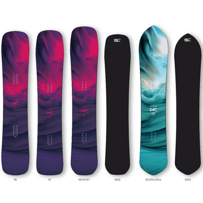 【2,000円OFFクーポン発行中】ビーシーストリーム BC STREAM スノーボード板 DR 【2025-2026 モデル】