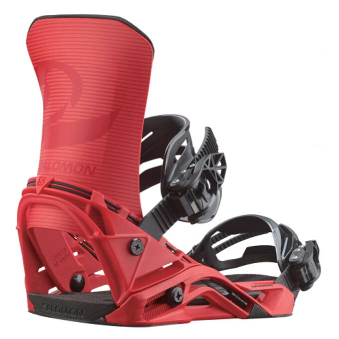 【2,000円OFFクーポン発行中】サロモン SALOMON スノーボードバインディング DISTRICT （カラー）FIERY RED 【2025-2026 モデル】