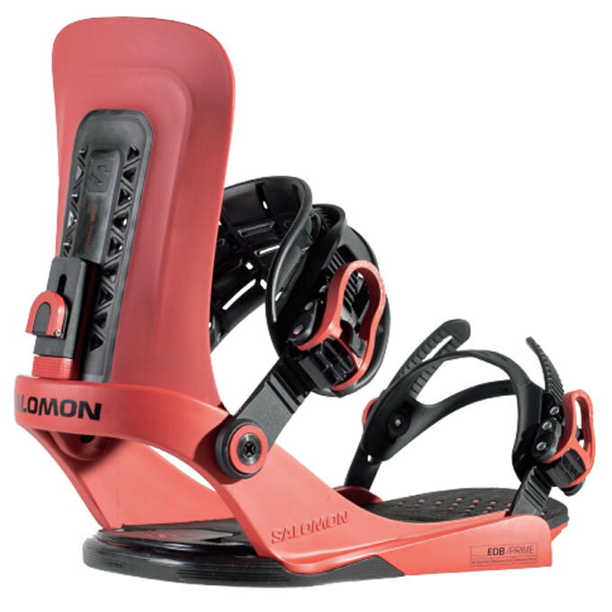 【2,000円OFFクーポン発行中】サロモン SALOMON スノーボードバインディング EDBPRIME （カラー）FIERY RED 【2025-2026 モデル】