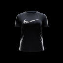 【お得なクーポン発行中】 ナイキ NIKE レディース ランニング ウェア トップス Tシャツ 半袖 ウィメンズ ワン スウッシュ HBR DF S/S Tシャ...