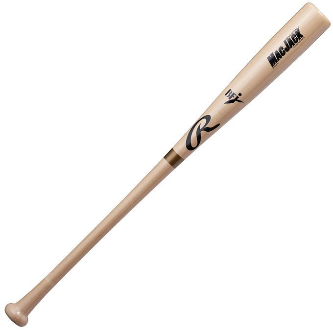 【お得なクーポン発行中】 ローリングス rawlings 野球 硬式 木製 バット 硬式 MAC JACK ハードメイプル 中国製 BHW4FRMJ ナチュラルゴールド