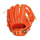 【お得なクーポン発行中】 ミズノ MIZUNO 野球 軟式グラブ 【グローバルエリート】Hselection SIGNA AXI【内野手/サイズ9】 1AJGR31713 5280スプレンディッドオレンジ×ブロンド 【2024FW】(4)