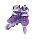 【2,000円OFFクーポン発行中】 東方興産TOHOジュニアサイズアジャスタブル インラインスケート パープルJunior Size Adjustable Inline Skates Purple