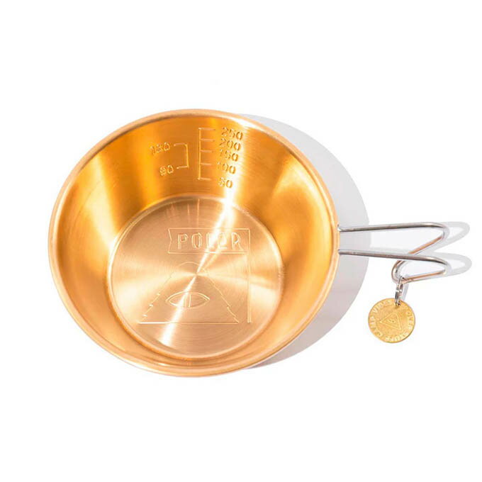 ポーラー POLER キャンプ 食器 BRASS SUMMIT STAMP SIERRA CUP （品番） CV0084-BRS