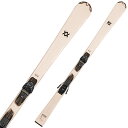【2,000円OFFクーポン発行中】 VOLKL フォルクル スキー板 レディース 【2024-2025】 FLAIR 72 フレア72 WT/BK + V MOTION 10 GW LADY BLK 【金具付き スキーセット】