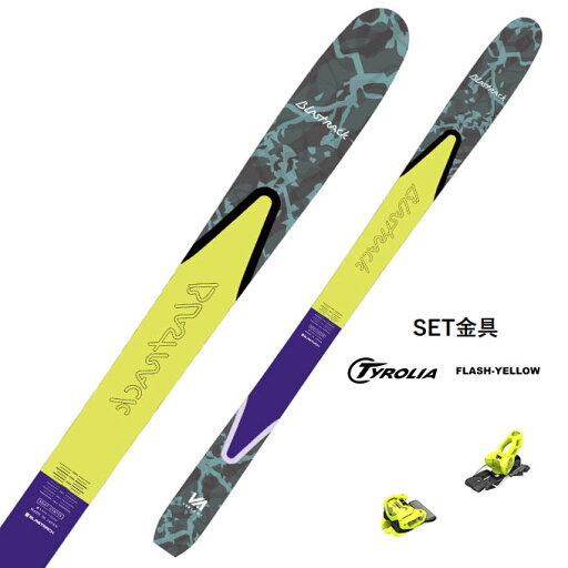 BLASTRACK ( ブラストラック スキー板 ) 178cm 【2023-2024】 VERSANT ヴァーサント + TYROLIA 【2024】 ATTACK11 GW F.YEL 【金具付き スキーセット】金具カラー限定セット BLASTRACK ( ブラストラック スキー板 ) 178cm 【2023-2024】 VERSANT ヴァーサント + TYROLIA 【2024】 ATTACK11 GW F.YEL 【金具付き スキーセット】金具カラー限定セット