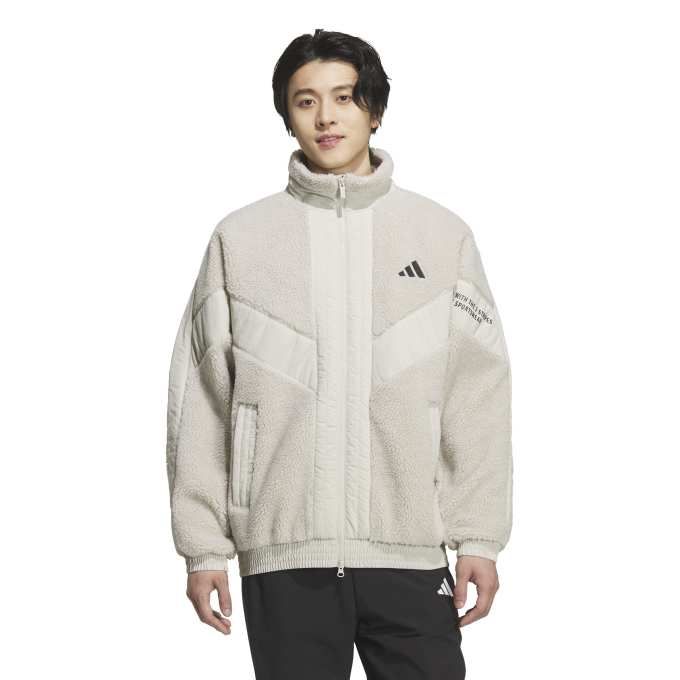 【2,000円OFFクーポン発行中】アディダス adidas メンズ カジュアルウエア アウター ジャケット M WORD ボアジャケット KA1272 CS116 【2025FW】