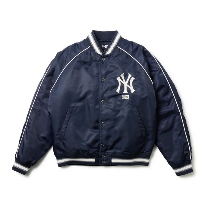 【2,000円OFFクーポン発行中】 ニューエラ NEW ERA メンズ レディース スポーツ カジュアル ウェア ジャケット NYLON VARSITY NEYYAN NVY 252 14682671 ネイビー 【2025FW】