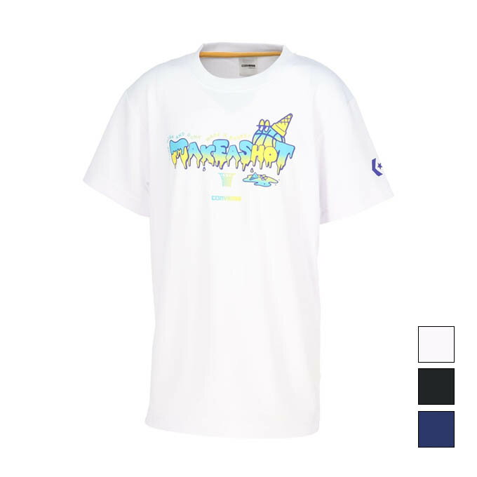 【2,000円OFFクーポン発行中】 コンバース CONVERSE ジュニア バスケットボール ウェア トップス Tシャツ 5F JRプリントTシャツ CB452353 【2025FW】
