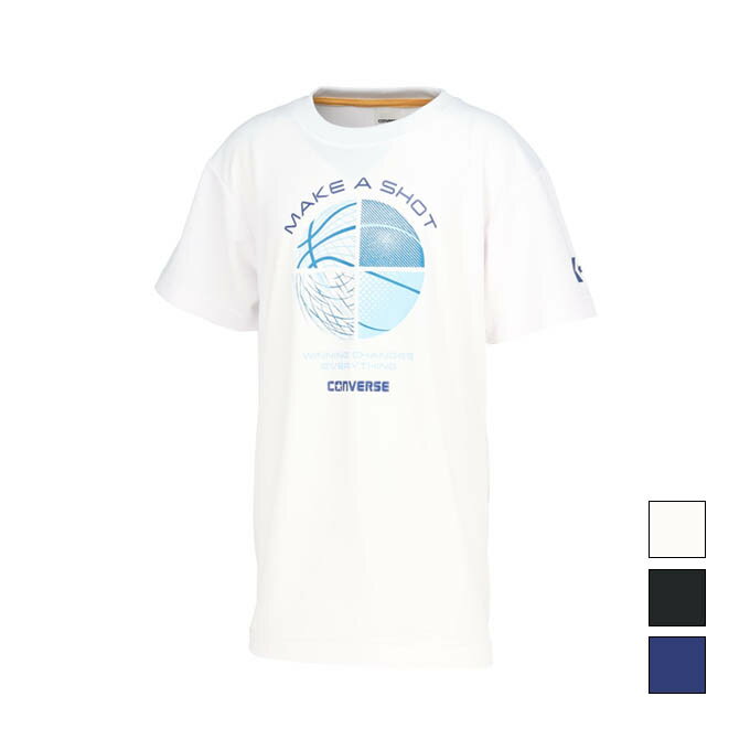 【2,000円OFFクーポン発行中】 コンバース CONVERSE ジュニア バスケットボール ウェア トップス Tシャツ 5F JRプリントTシャツ CB452354 【2025FW】