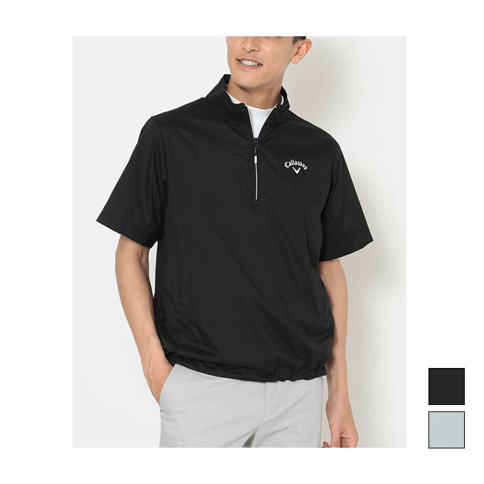 【2,000円OFFクーポン発行中】 キャロウェイ callaway メンズ ゴルフ ウェア トップス ブルゾン 半袖ハーフジップブルゾン C25216100 【2025FW】