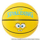 【お得なクーポン発行中】 スポルディング SPALDING バスケットボール メンズ 男子一般用 7号球 スポンジ・ボブ イエロー コンポジット 77-912J...