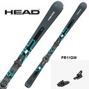 【WAX加工】 HEAD ヘッド スキー板 メンズ 【2024-2025】 SHAPE E-V8 + All Mountain PR Base + PR 11 GW (315224) 【金具付き スキーセット】