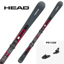 【WAX加工】 HEAD ヘッド スキー板 メンズ 【2024-2025】 SHAPE E.V5 E-V5 + All Mountain PR Base + PR 11 GW 【金具付き スキーセット】