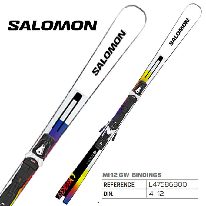 SALOMON ( サロモン スキー板 ) 【2024-2025】 ADDIKT PRO アディクトプロ+ MI 12 GW 【金具付き スキーセット】
