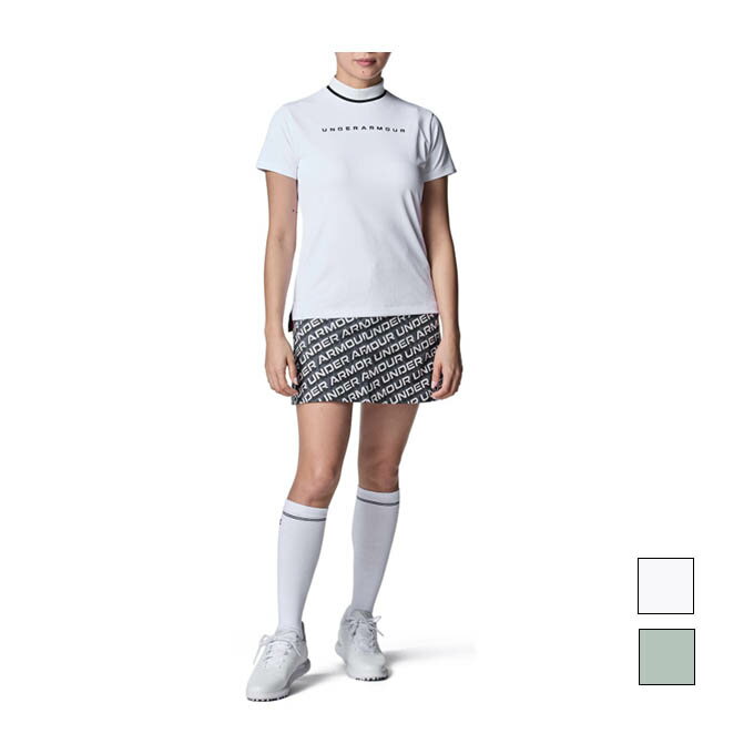 【2,000円OFFクーポン発行中】 アンダーアーマー UNDER ARMOR レディース ゴルフ ウェア トップス 半袖 シャツ UA ArmourDry SS Mock 【2025SS】