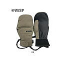 【お得なクーポン発行中】 ベスプ VESP メンズ レディース スノーボード グローブ ミトン Regular Corduroy Mitten VPMG1032...