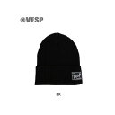 【お得なクーポン発行中】 ベスプ VESP メンズ レディース スノーボード ニット帽 ビーニー Light Rib Knit Beanie VPMB1026 ...