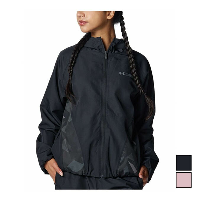 【2,000円OFFクーポン発行中】 アンダーアーマー UNDER ARMOR レディース トレーニング ウェア アウター ウインドブレーカー ジャケット UA TRICOT WOVEN PRINT FULL-ZIP 6010220 【2025FW】