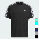【2,000円OFFクーポン発行中】 アディダス adidas ESSENTIALS PLUS メンズ スポーツウェア エッセンシャルズ プラス ルーズフィット スリーストライプス 半袖Tシャツ KWE96