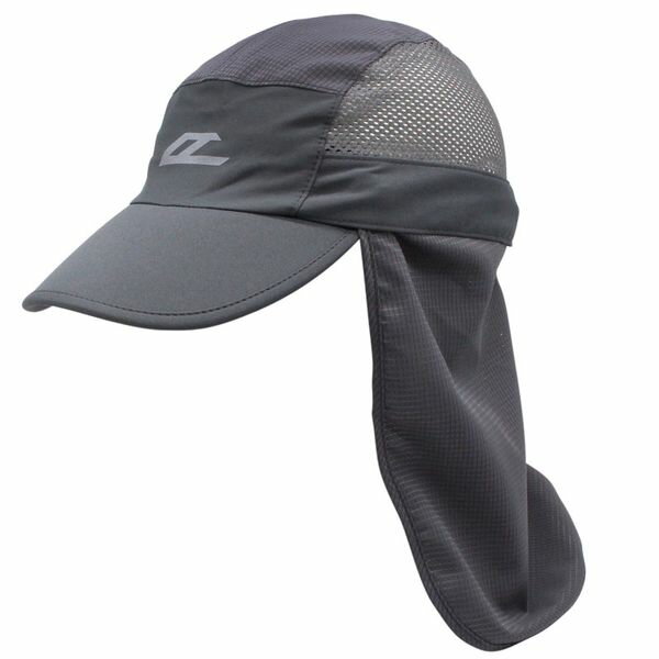 日本製 FEELCAP フィールキャップ 帽子 マラソン トレイルランニングキャップ X-WIND AND SHADE CAP グレー