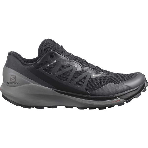 SALOMON サロモン トレイルランニングシューズ SENSE RIDE 4 センス ライド4 GORE-TEX INVISIBLE FIT L41307100 Black/Quiet Shade