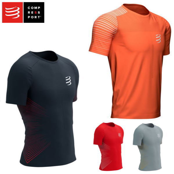 Compressport コンプレスポーツ ランニング 半袖Tシャツ パフォーマンス SS Tシャツ Performance SS Tshirt M AM00127B