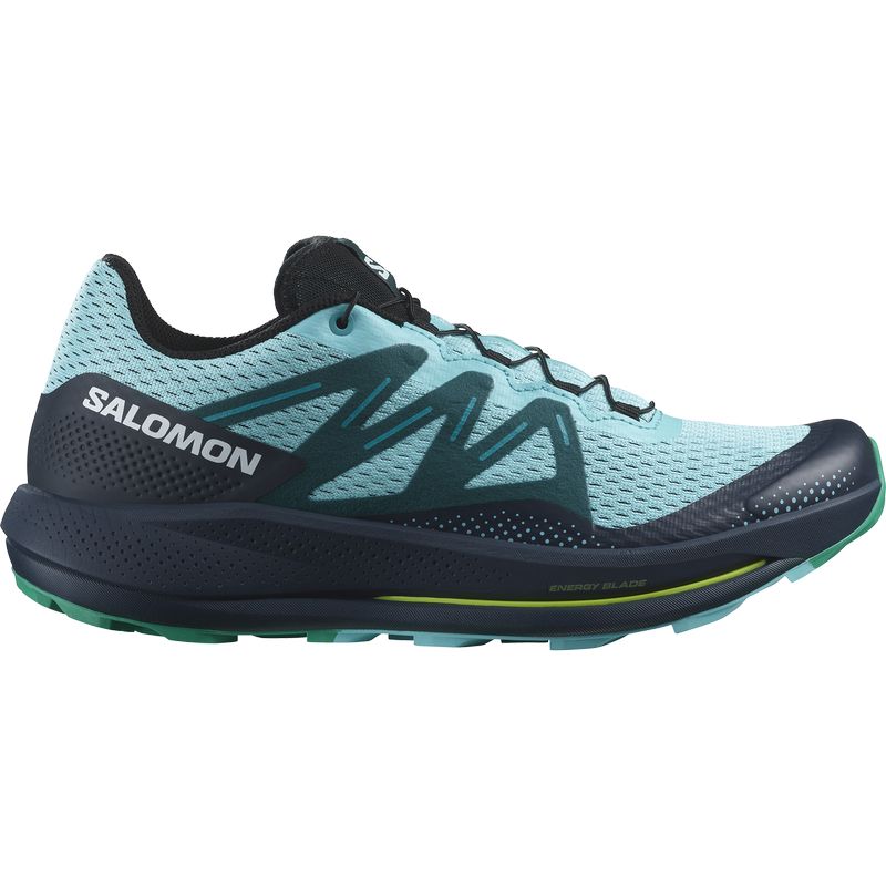 SALOMON サロモン トレイルランニングシューズ PULSAR TRAIL Blue/Carbon/Emerald L47210200 パルサートレイル トレランシューズ トレイルシューズ アウトドアシューズ ハイキング 軽登山 トレッキング