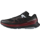 SALOMON サロモン トレイルランニングシューズ ULTRA GLIDE 2 Black/Red/Pearl L47212000 ウルトラグライド2 メンズ トレランシューズ トレイルシューズ アウトドアシューズ ハイキング 軽登山 トレッキング