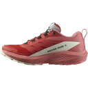 SALOMON サロモン トレイルランニングシューズ SENSE RIDE 5 W Tea Rose/Red/Ice L47215200 センスライド5 レディース トレランシューズ トレイルシューズ アウトドアシューズ ハイキング 軽登山 トレッキング