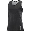 SALOMON サロモン トレイルランニング タンクトップTシャツ SENSE AERO TANK W Black LC2045100 レディース ウイメンズ ...