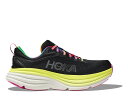 HOKA ONE ONE ホカ オネオネ M BONDI 8 1123202 メンズ Black/Citrus Glow 幅D 厚底 ランニングシューズ ボンダイ8 マラソン ジョギング ロード ランシュー スニーカー 靴 クッション(4)