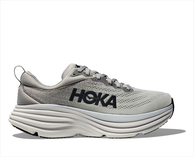 HOKA ONE ONE zJ IlIl M BONDI 8 1123202 Sharkskin/Harbor Mist Y  jOV[Y {_C8 }\ WMO [h V[ Xj[J[ C NbV