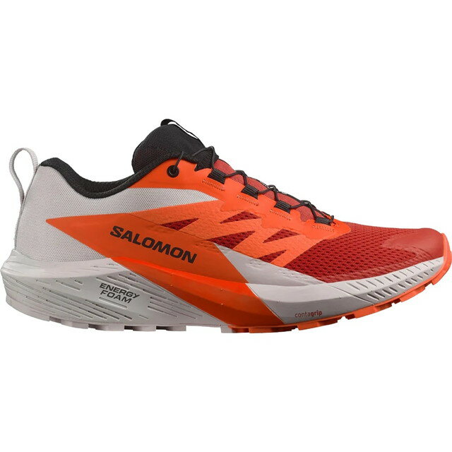 SALOMON サロモン トレイルランニングシューズ SENSE RIDE 5 LunRoc/S.Orange L47046200 センスライド5 メンズ トレランシューズ トレイルシューズ アウトドアシューズ ハイキング 軽登山 トレッキング