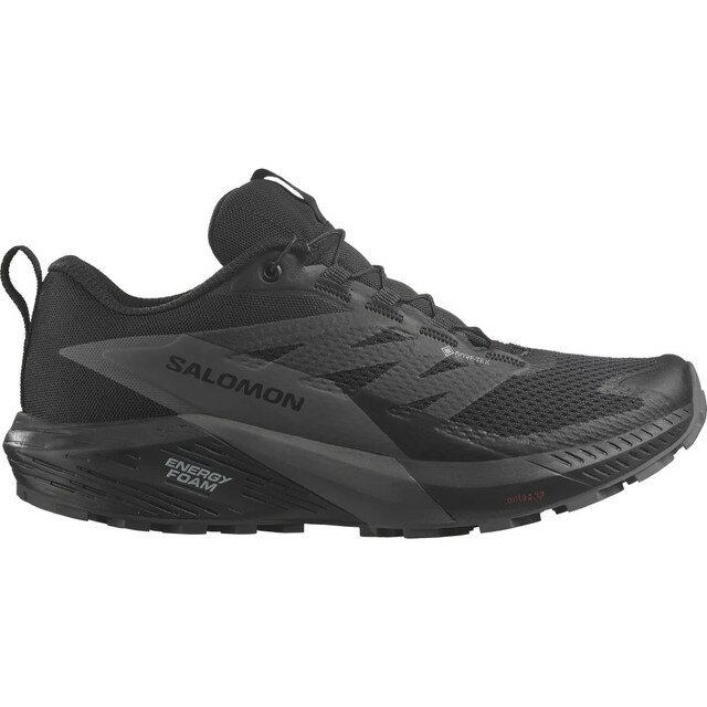 SALOMON サロモン トレイルランニングシューズ SENSE RIDE 5 GTX W Black/Magnet L47147600 センスライド5 ゴアテックス GORE-TEX 防水透湿 レディース ウイメンズ トレランシューズ トレイルシューズ アウトドアシューズ ハイキング 軽登山 トレッキング