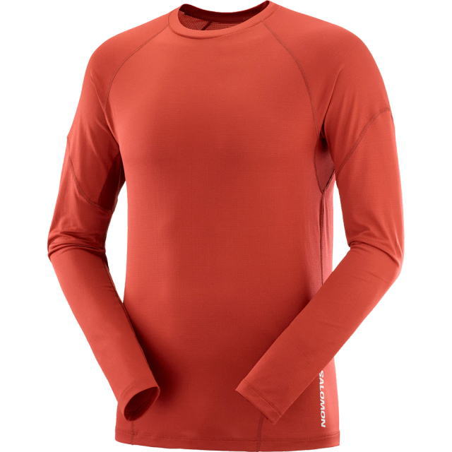 SALOMON  ĹµT CROSS RUN LS TEE M RED DAHLIA LC2138200   LS ƥ ȥ쥤˥ ˥ ȥɥ ȥ ޥ饽 󥰥꡼ ۴®