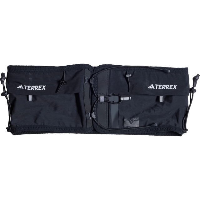 adidas アディダス トレイルランニングベルト テレックス AEROREADY DLW23 IB2790アディダス テレックステレックス AEROREADY トレイルランニングベルトパーレイ・オーシャン・プラスチックを一部使用した、通気性の良い軽量ランニングベルト。■腹巻タイプではないので、着脱が楽々。両端の接続用として、長さ調節可能なゴム紐がついています。通常の腹巻ベルトタイプと違い、ご自身に最適なフィット感に調節可能です。もちろん、ベルト自身もストレッチ素材になっています。■大きなバックパックは家に置いていこう。必要なモノだけを3つのスリップインポケットに挟める、このテレックス トレイルランニングベルトさえあれば事足りる。トレイルで敏捷性を保ち、思う存分アドベンチャーを楽しみたいランナーにまさにうってつけ。通気性に優れたメッシュ素材と、透湿性を発揮するAEROREADYテクノロジーを採用した、ドライなコンディションで軽快に進める、実用的なベルト。■素材に用いているのは、海洋汚染を防ぐために、離島や海岸、海沿いのコミュニティで海に流入する前に回収したプラスチック廃棄物をアップサイクルしたパーレイ・オーシャン・プラスチック。このアイテムを製造する糸に、これを50％以上用い、全体でリサイクル素材を70%以上使っている。仕様サイズ：幅（高さ）14 cm長さ（平置きした状態で計測しています）Sサイズ：71cmMサイズ：79cmLサイズ：85cm容量：5.25 L素材：ナイロン79% / ポリウレタン21%（メッシュ）AEROREADY エアロレディ(汗を素早く吸収・発散しドライな着心地をキープする、ソフトで吸湿性に優れた素材。)スリップインポケット3つフロントに伸縮するタイコードパーレイ・オーシャン・プラスチックを50%含む糸を使用全体でリサイクル素材を70%以上使用したアイテム商品番号：IB2790生産国：Vietnam■販売会社 有限会社スポーツダイアリーについて■本品は、有限会社スポーツダイアリーが販売しております。弊社は、2000年創業、2003年法人化以降、2019年現在、20年にわたりスポーツ用品を販売して参りました。また、2018年2月11日、愛知県名古屋市にトレイルランニング・ランニング専門店 フィットラン（FITRUN）をオープン。現在、下記住所にて、 実店舗・倉庫、兼、ネット通販業務を行っております。〒458-0021愛知県名古屋市緑区滝ノ水1丁目125番電話：052-693-8600実店舗「フィットラン FITRUN」では、ランニング・トレラン用品を豊富に取り揃えております。ご来店お待ちしております。