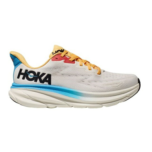 HOKA ONE ONE ホカ オネオネ W CLIFTON 9 1127896 Blanc DE Blanc/Swim Day レディース ウイメンズ 厚底 ランニングシューズ クリフトン9 マラソン ジョギング ロード ランシュー スニーカー 靴 クッション