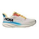 HOKA ONE ONE ホカ オネオネ W CLIFTON 9 1127896 Blanc DE Blanc/Swim Day レディース ウイメンズ 厚底 ランニングシューズ クリフトン9 マラソン ジョギング ロード ランシュー スニーカー 靴 クッション