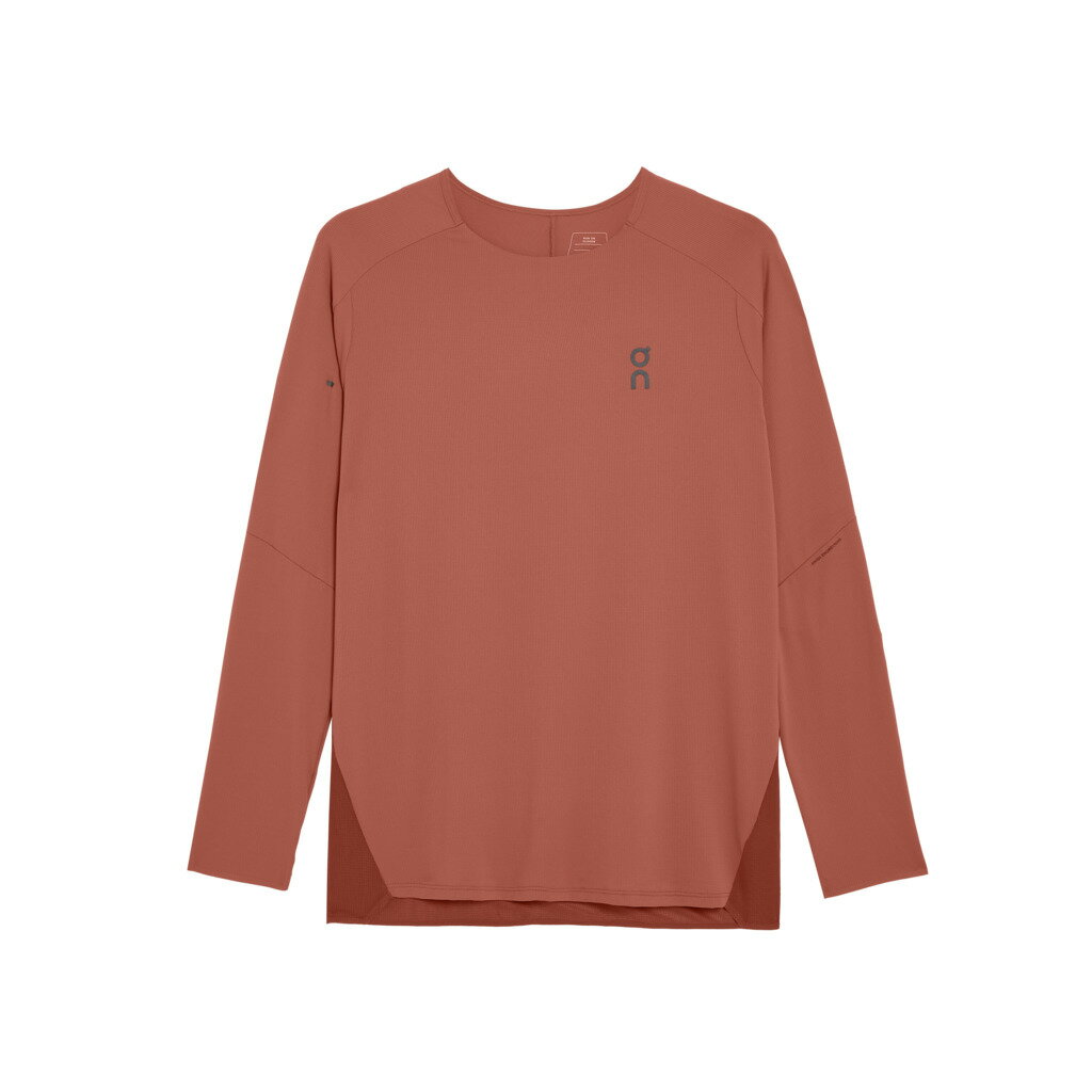 On オン ランニング 長袖Tシャツ Performance Long-T メンズ 1ME10241907 Brown パフィーマンス ロング-T 軽量 レース マラソン トレラン トレイルランニング マラソン 吸汗速乾 L/S ロングスリーブ